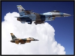 F 16, Samoloty, Dwa, Odrzutowe